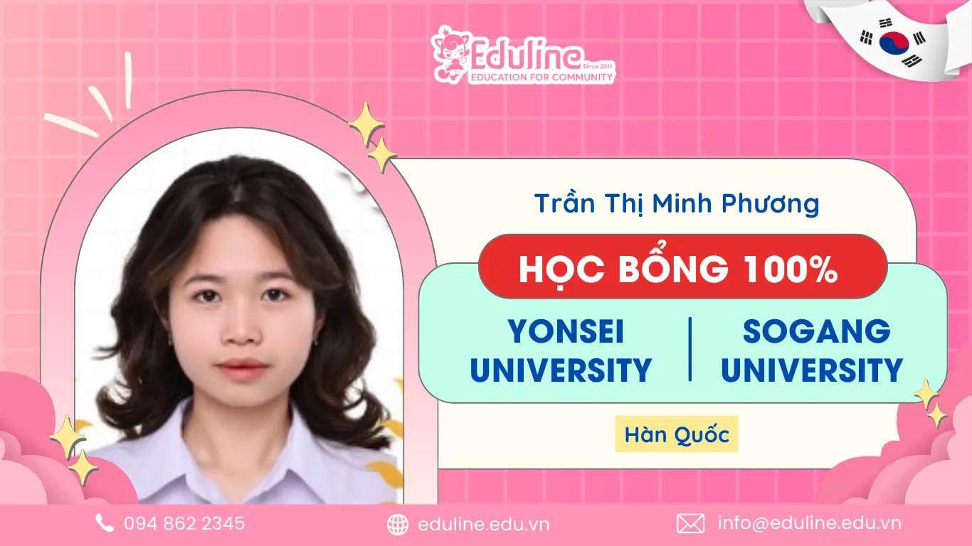 NỮ SINH ẴM TRỌN HỌC BỔNG 100%TỪ 2 TRƯỜNG ĐẠI HỌC HÀNG ĐẦU HÀN QUỐC: YONSEI UNIVERSITY VÀ SOGANG UNIVERSITY